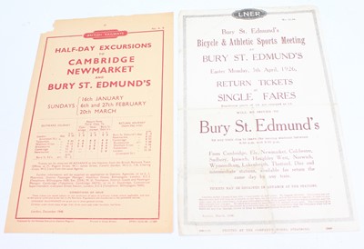 Lot 19 - An LNER 1926 Bury St Edmunds Bicycle and...