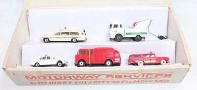 Lot 1058 - Dinky Toys No.299 emergency services gift set,...