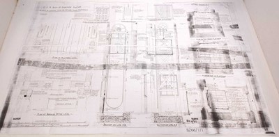 Lot 42 - Photocopy of Bury St Edmunds station plans 1882