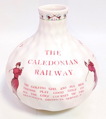 Lot 45 - A Caledonian Railway Vase in the form of a...