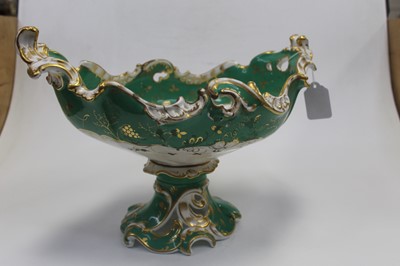 Lot 1 - A late 19th century Dresden table centrepiece...
