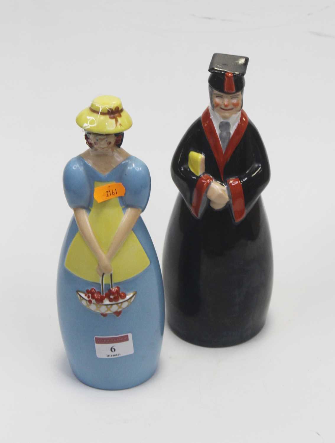 Lot 6 - A Roby of Paris glazed ceramic figural...