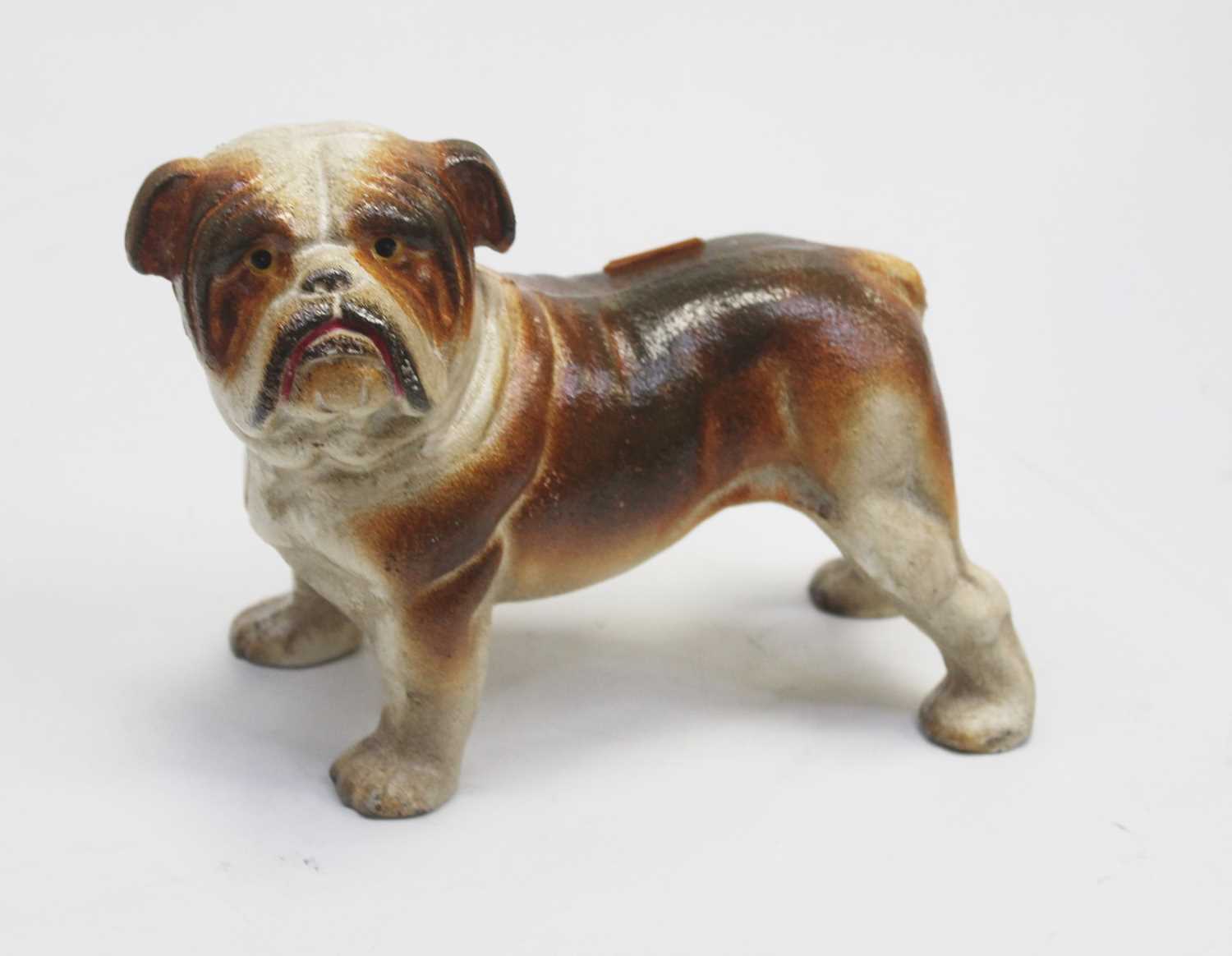 Lot 20 - A cast iron doorstop in the form of a bulldog,...