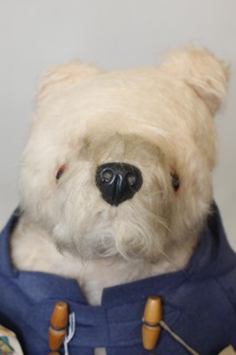 Lot 21 - A blond mohair soft toy in the form of...