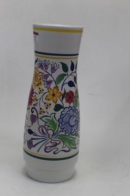 Lot 33 - A Poole pottery vase of inverted cylindrical...