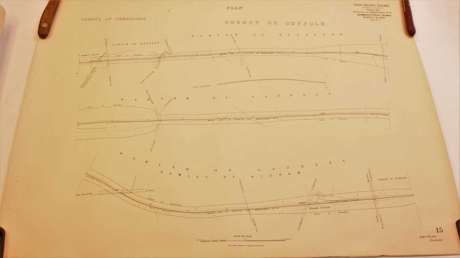 Lot 67 - Set of 6 original Great Eastern Railway plans...