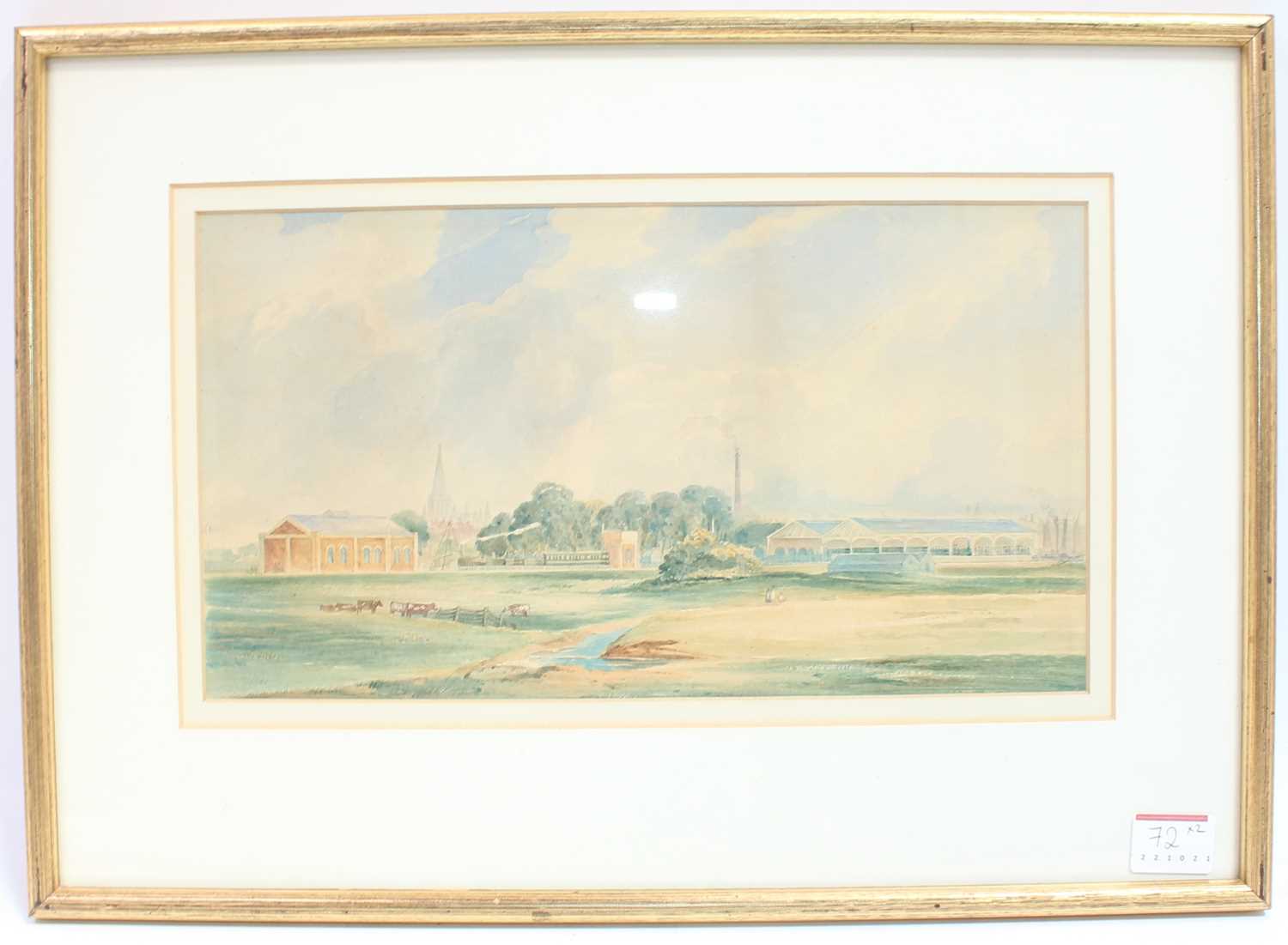 Lot 72 - A pair of framed and glazed watercolours...