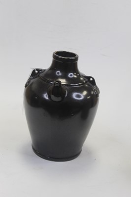 Lot 47 - A 20th century stoneware seven-stem udder vase,...