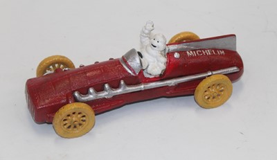 Lot 49 - A reproduction cast metal and painted motor...