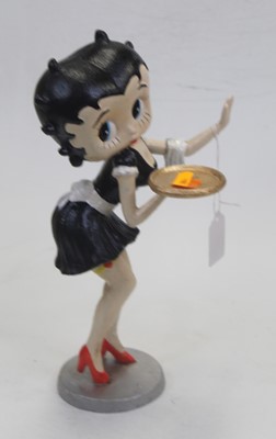 Lot 52 - A reproduction cast metal figure of Betty Boop,...