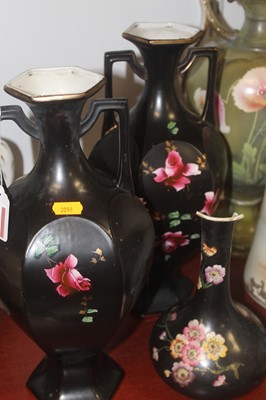 Lot 58 - A pair of early 20th century vases, each of...