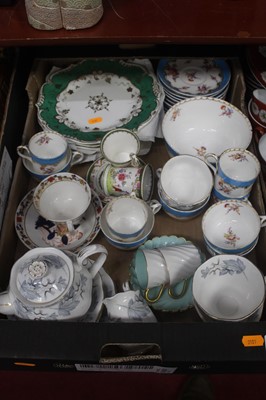 Lot 73 - A box of miscellaneous china, to include a...
