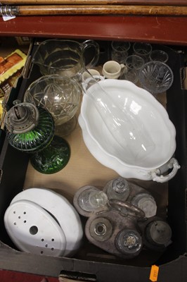 Lot 80 - Three boxes of miscellaneous items, to include...