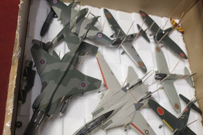 Lot 84 - Two boxes of plastic kit-built models of...