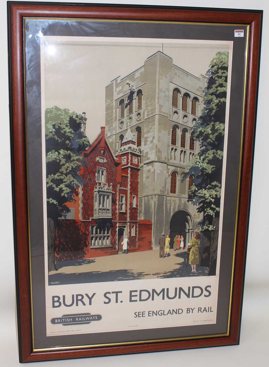 Lot 91 - Original BR Eastern Region Bury St Edmunds...