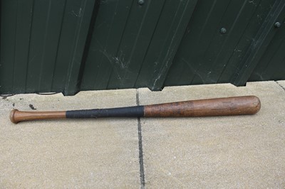 Lot 122 - A Louisville Slugger baseball bat by Hillerich...