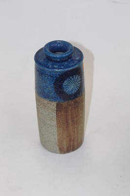 Lot 129 - A Swedish stoneware vase, of cylindrical form,...