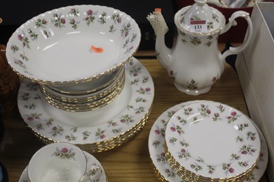 Lot 133 - A Royal Albert six-place setting dinner and...