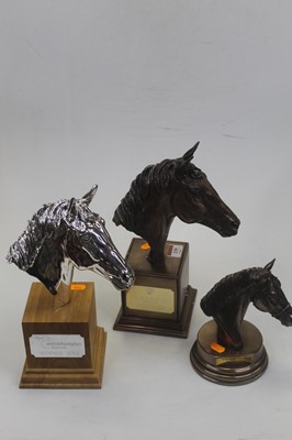 Lot 139 - A modern horse-racing trophy, in the form of a...