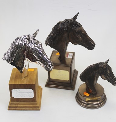 Lot 139 - A modern horse-racing trophy, in the form of a...