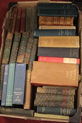 Lot 165 - Two boxes of miscellaneous books, to include...