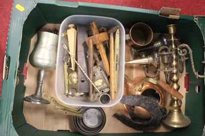 Lot 172 - Two boxes of miscellaneous items, to include a...