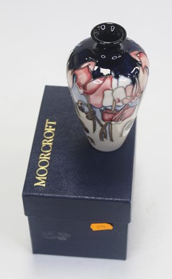 Lot 203 - A modern Moorcroft vase, of tapered...