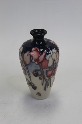 Lot 203 - A modern Moorcroft vase, of tapered...