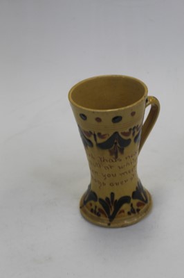 Lot 212 - An early 20th century Aller Vale(?) mottoware...