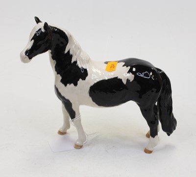 Lot 224 - A Beswick piebald pony, second version, model...