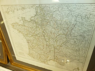 Lot 1022 - The Post Roads of France, from the Map of...