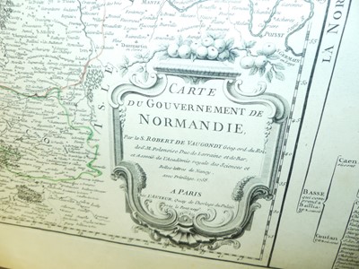 Lot 1022 - The Post Roads of France, from the Map of...
