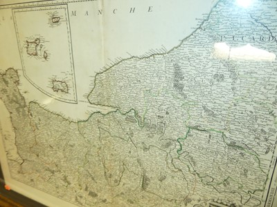 Lot 1022 - The Post Roads of France, from the Map of...