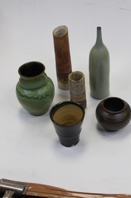 Lot 231 - A small collection of studio pottery, to...