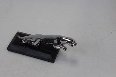 Lot 233 - A reproduction chromed Jaguar type car mascot,...