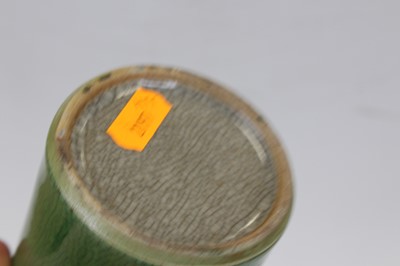 Lot 250 - A Chinese export green crackle-glazed brush...