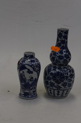 Lot 248 - A small Chinese export vase, of shouldered...