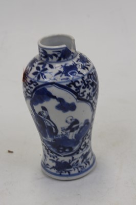 Lot 248 - A small Chinese export vase, of shouldered...