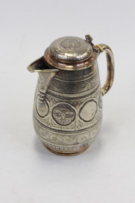 Lot 258 - A Victorian silver plated hot water pot, the...