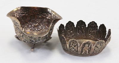 Lot 262 - An early 20th century Indian white metal bowl,...