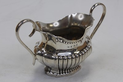 Lot 263 - An Edwardian silver sugar bowl, of shaped oval...