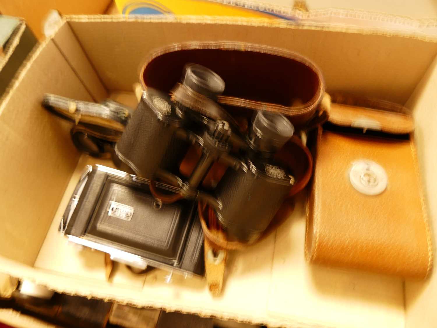Lot 652 - A pair of Karl Zeiss Jena binoculars, housed...