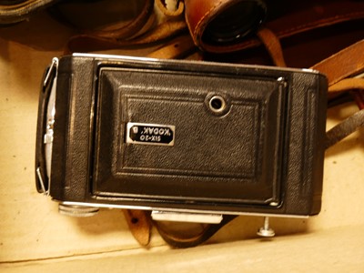 Lot 652 - A pair of Karl Zeiss Jena binoculars, housed...