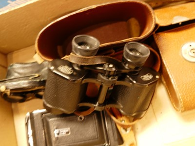 Lot 652 - A pair of Karl Zeiss Jena binoculars, housed...