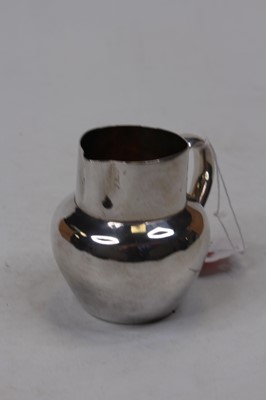 Lot 316 - A Victorian silver cream jug, of plain...