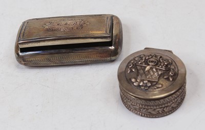 Lot 321 - An early 20th century French silver pocket...