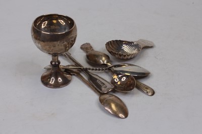 Lot 317 - A small collection of miscellaneous silver...