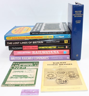 Lot 109 - 2 boxes of mixed Railway Books