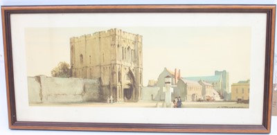 Lot 120 - A later framed railway carriage print...