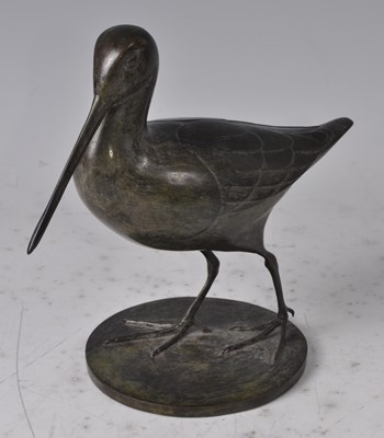 Lot 215 - Geoffrey Dashwood (b.1947) - Snipe, bronze,...